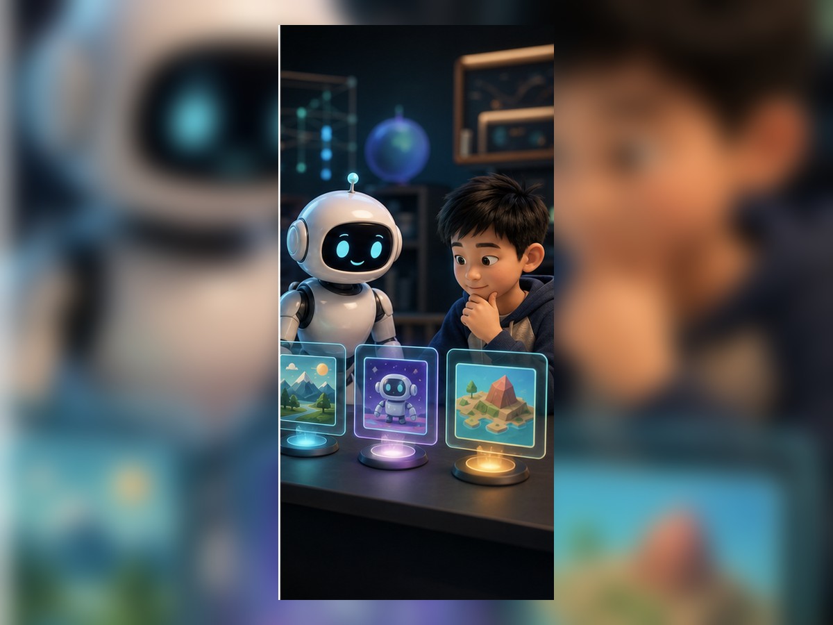 第 10 课 3D 插图：机器人和小朋友学习 走进 OpenAI Platform，像开发者一样实验 AI